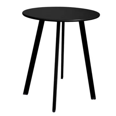 Outdoor Side Table, Weather Resistant Patio Small Side 15.76"x19.7" Black - Image 1 of 4