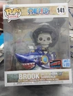 Funko Pop One Piece Brook with Shark #141 NYCC 2025 Con Sticker w/Side Art