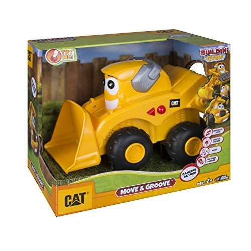 玩具状态 Caterpillar CAT Buildin' Crew Move & Groove Machines Mighty Marcus 滑雪 — 第 2/2 张图片