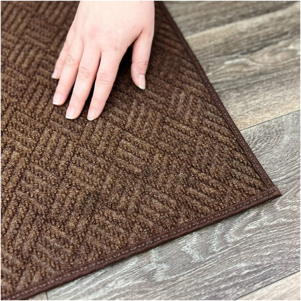 Koeckritz Premium Weave Boardwalk Brown Indoor/Outdoor Rug | Patios ...