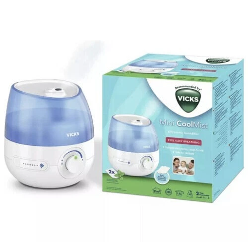 VICKS Humidifier Ultrasonic Mini Cool Mist VUL525E1 Electric With Timer 1.8 L - Image 2 of 4