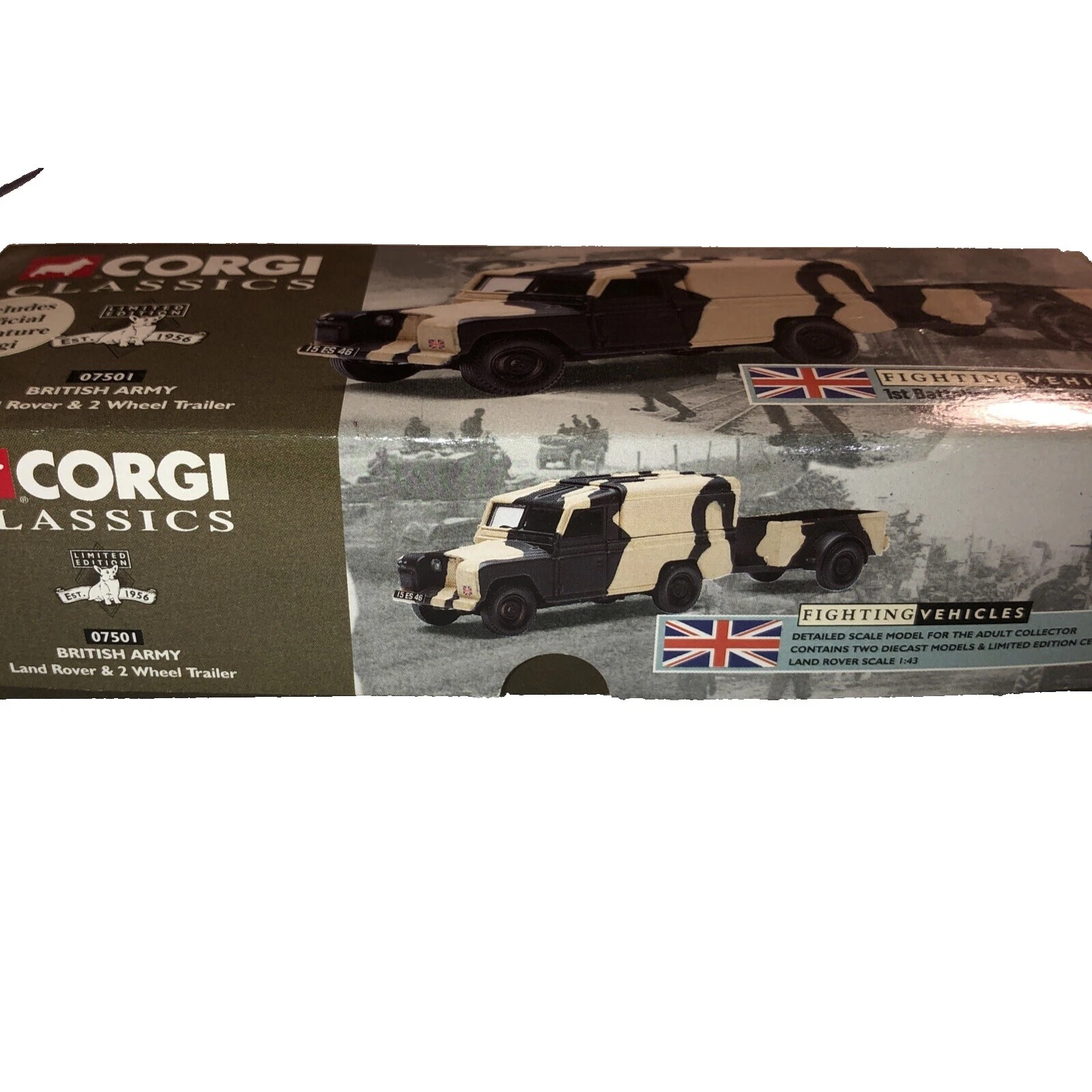 Corgi 1:43 литые прицепы