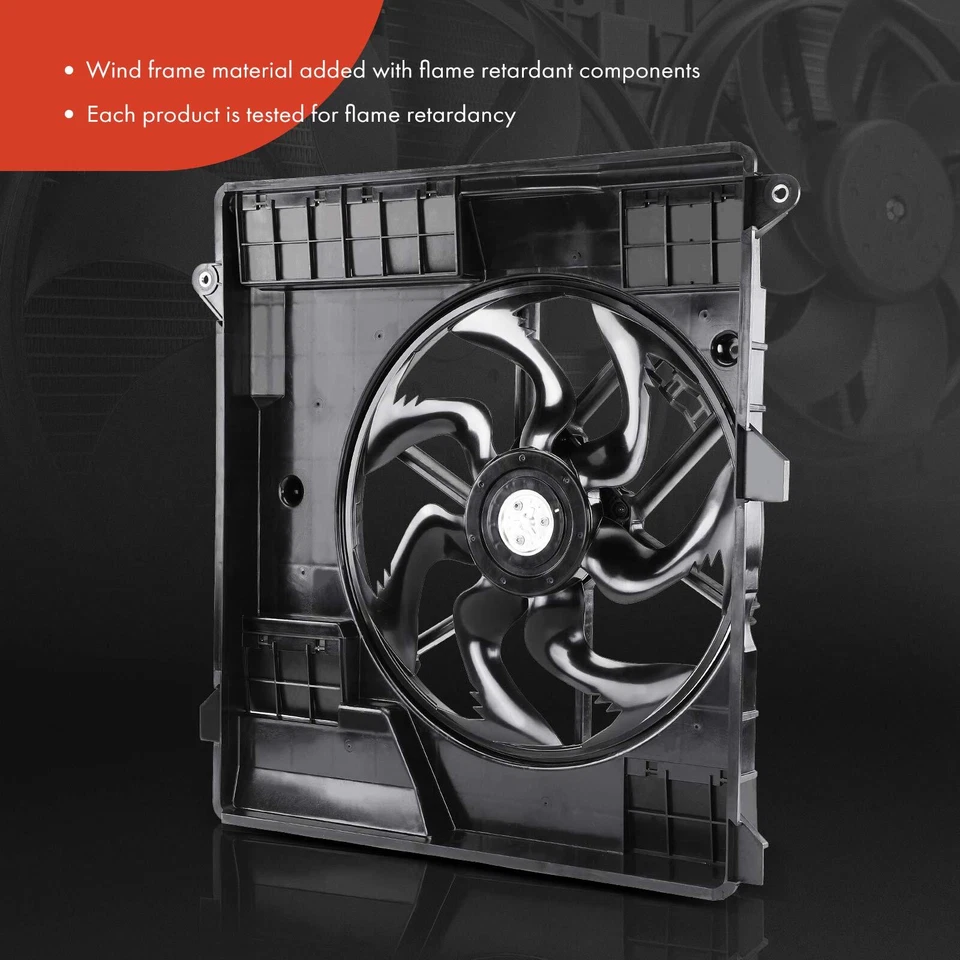 New Radiator Cooling Fan Assembly with Brushless Motor for Nissan Frontier 20-24 - Image 3 of 4