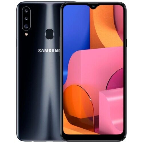 The Price of Original Samsung Galaxy A20S SM-A207 Factory Unlocked Smartphone Black Open Box | Samsung Phone