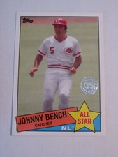 2020 Topps Series 2 1985 All Stars Insert Johnny Bench #85AS-9 Cincinnati Reds