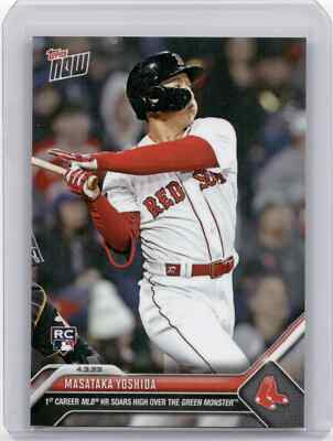 MATSATAKA YOSIDA Rookie Card 1st HR 2023 Topps Now #41 Boston Red Sox, PR: 4756