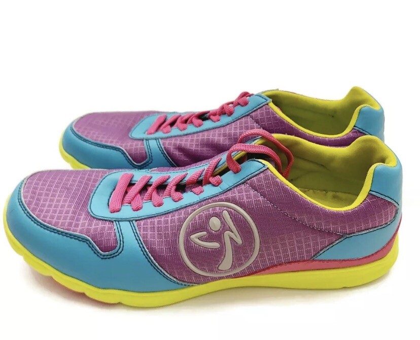 Zumba Z slide multi color sneakers Size 11M