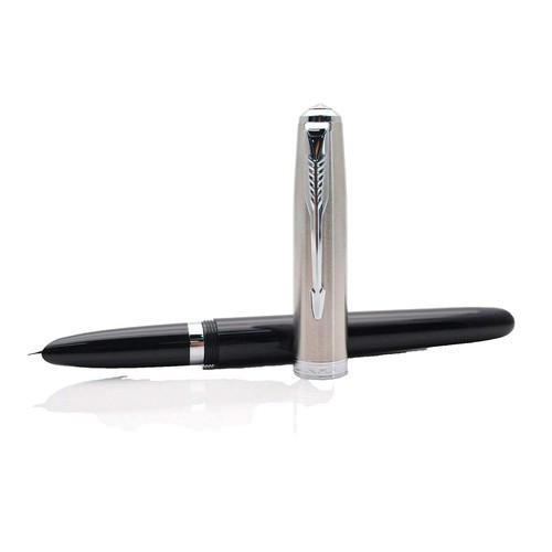 Aurora 88 Argento Massiccio .925 Silver/Black Resin Ball Point Pen