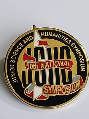 JSHS Junior Science and Humanities Symposium Badge Pin 50th