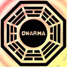 Lost Dharma Initiative DHARMA LOGO Decal / Sticker Window Car Truck Laptop