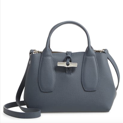 longchamp roseau pilot blue