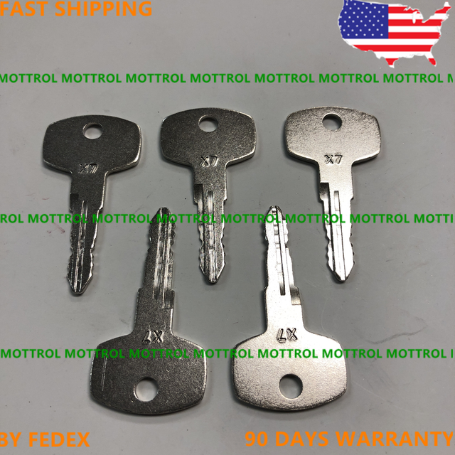 5 PCS KEYS X7 FITS Nissan Forklift Truck Equipment .KEY00000X7 eBay