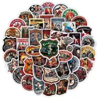 50pcs Set Sexy Pin Up Retro Motorcycle Decal Sticker Styling Stickerbomb