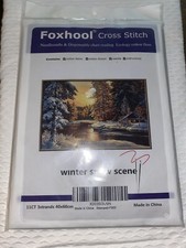 foxhool cross stitch, Winter Snow Scene