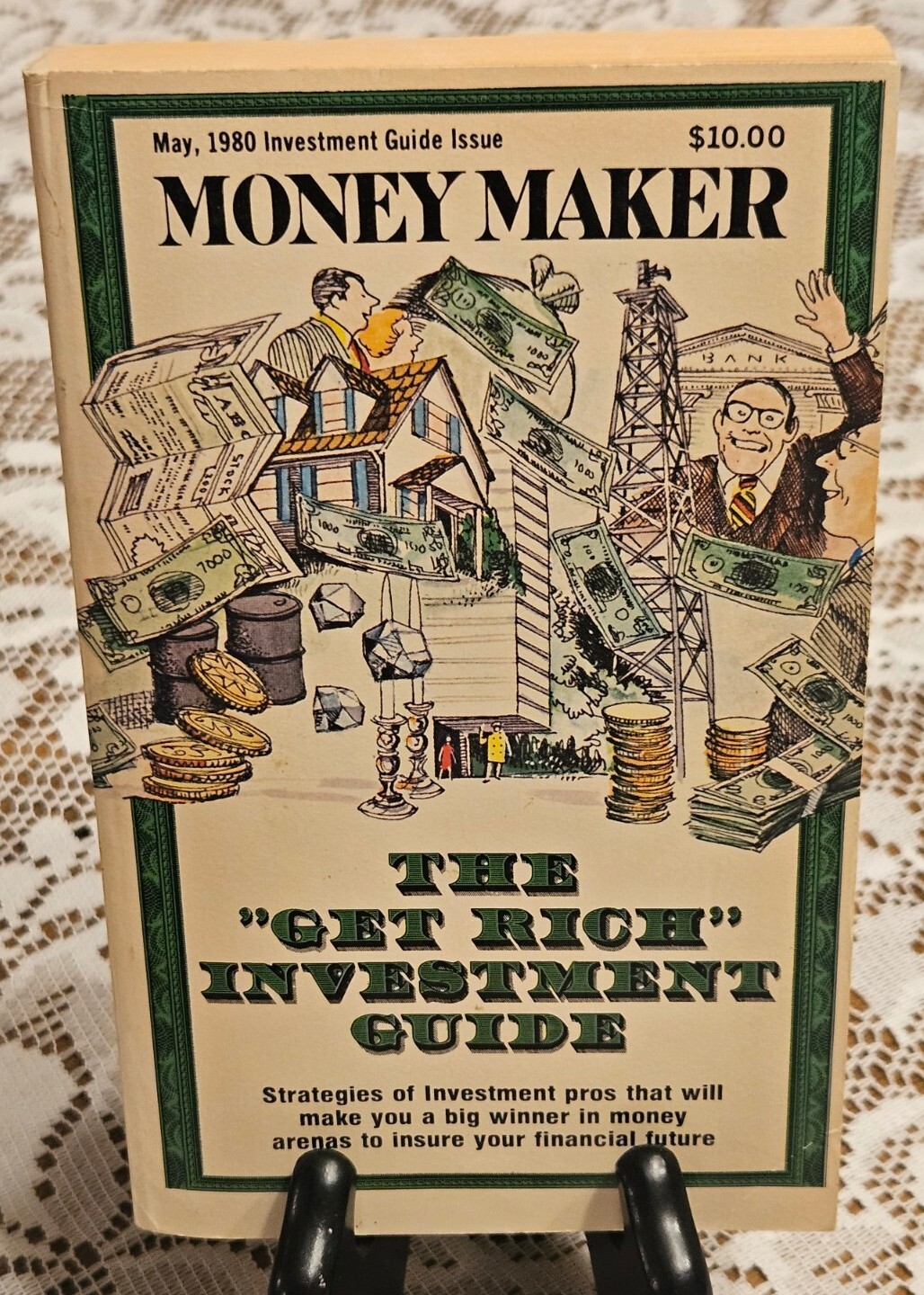 MONEY MAKER THE GET RICH INVESTMENT GUIDE VTG 1980 PAPERBACK PROS STRATEGIES