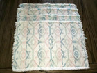 Set of 4 Cloth Placemats Blue, Pink, Green & White Approx. 16 1/2" x 11" Used — photo 7
