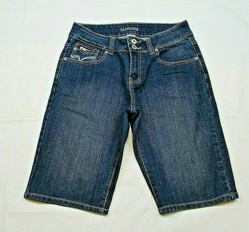 Massini Women's Size 8 Jean Shorts Blue 