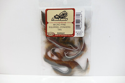 Micro PINE SQUIRREL Zonkers Wapsi Eichhörnchen Zonker MICRO 12 Farben ca. 60cm