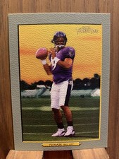 2006 Topps Turkey Red Football Card #110B Steve McNair/yellow sky