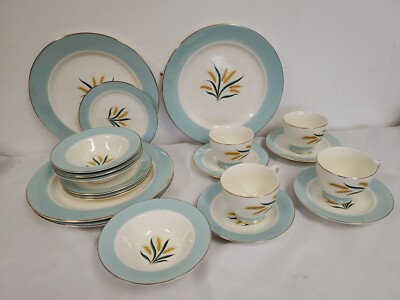 Vtg International D.S. Co. Alliance Ohio 20pc Serve/4 Viking Wheat