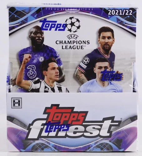 2021/22 Topps Finest UEFA Champions League Soccer Hobby Box 2 Mini-Boxes 