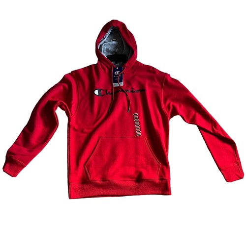 Champion Men Long Sleeve Powerblend Fleece Pullover Midweight Hoodie GF89H | eBay