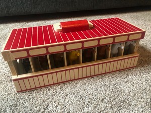 melissa and doug take along stable