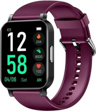 Smart Watch 41Mm, Full Touchscreen Smartwatch, Fitness Tracker with Heart Rate M