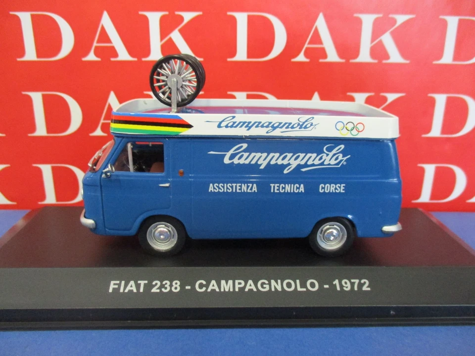 Die cast 1/43 Modellino Furgone Van Fiat 238 Assistenza Tecnica Campagnolo 1972 - Immagine 2 di 4