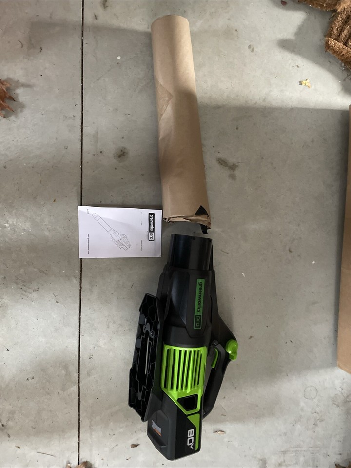 Greenworks Leaf Blower BLB489 80v Brand New Brushless Tool Only 170MPH
