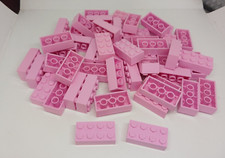 LEGO: Lot 50x Brick 2 x 4 - Ref 3001 Pink - Set 21170 5560 21247 7586 10674