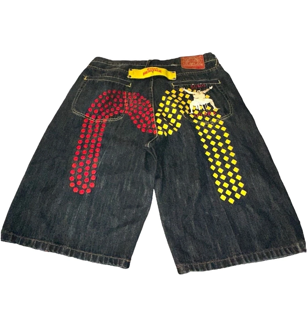 EVISU Cotton Shorts for Men