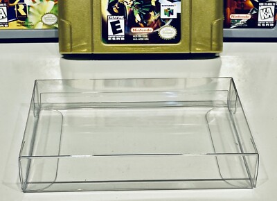 300 N64 CARTRIDGE Protectors   Clear Cases / Boxes For NINTENDO 64 Video Games