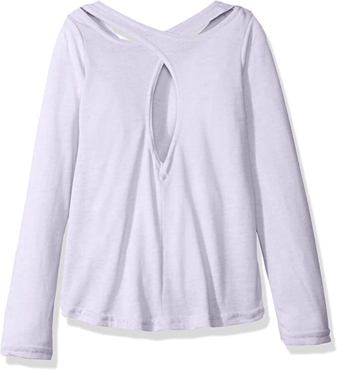 Top de baile Soffe para niña, pluma brezo, mediano (8-10) Foto 2 de 4