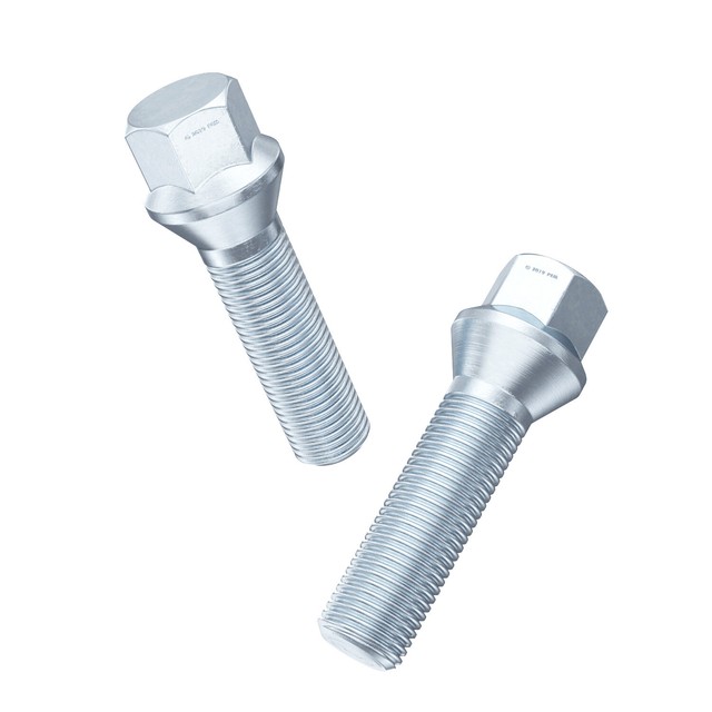 20pc Lug Bolts 12x1.5 39mm / 40mm Shank Cone Conical Seat Zinc