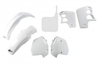 Set Plastics Motorradverkleidungen Honda Cr 500 1991 - 1994 Weiß Ufo Plast ÄRa
