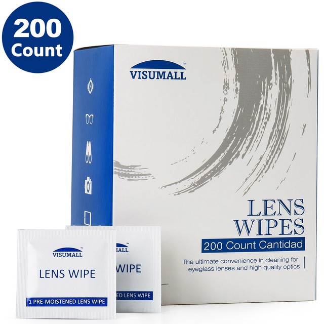 200 Zeiss Premoistened Lens Cleaning Cloths Wipes Optical Camera