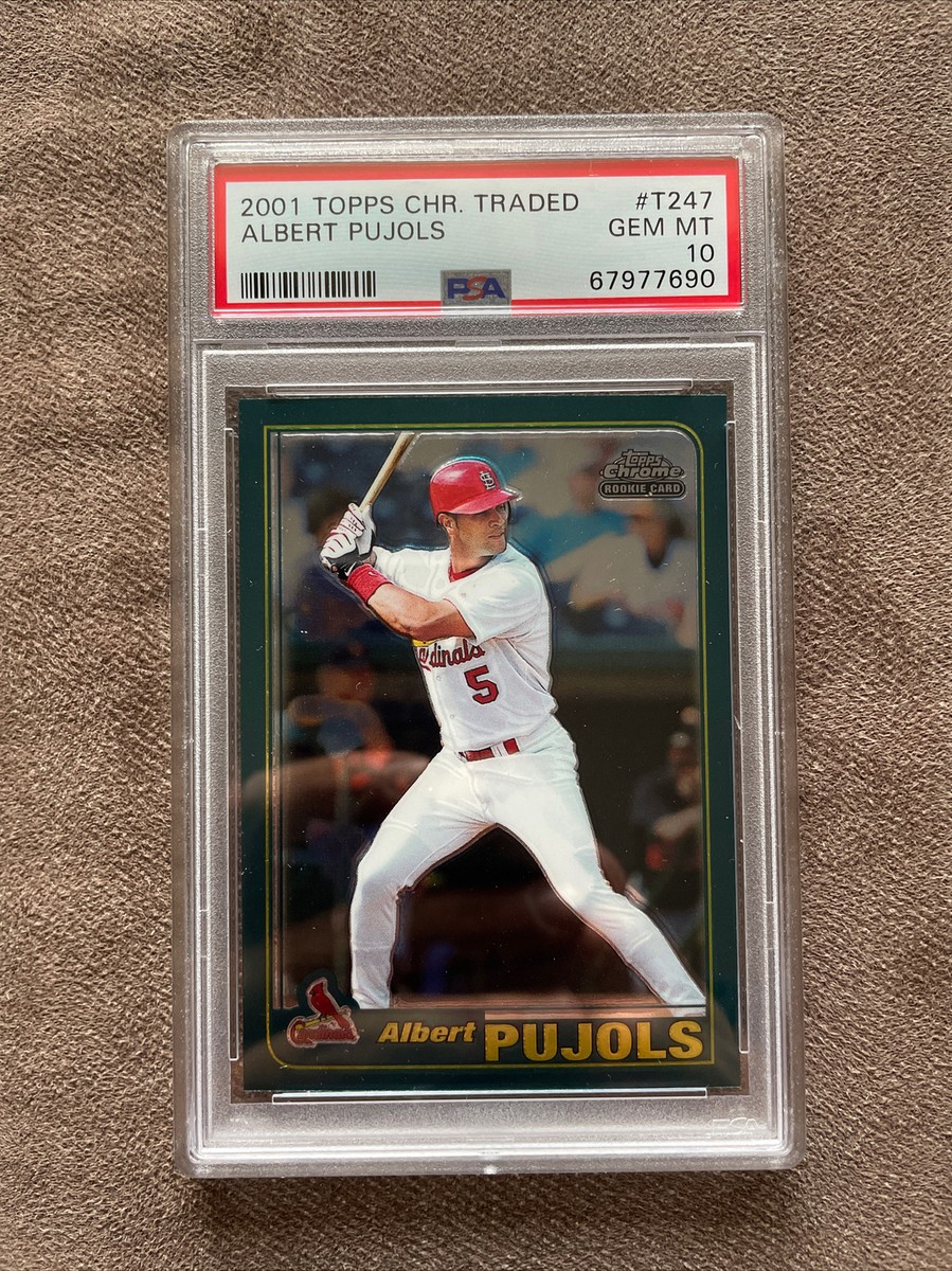 2001トップスクロームトレードのイチロー、プホルスのROYカードです 2001 Topps Chrome Rookie Albert Pujols STL Cardinals Traded