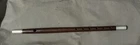 Antique Fife / Flute Dark Wood Silver Ferrules 17”Civil War Era Marked W&S