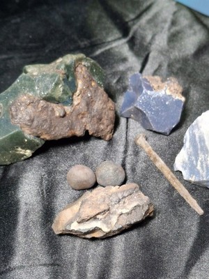 Michigan Gems Co. Historical Iron mining district relic collection Leland Blue 