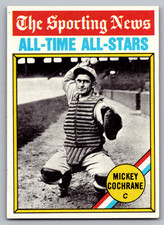 1976 TOPPS #348 MICKEY COCHRANE ALL-TIME ALL-STARS