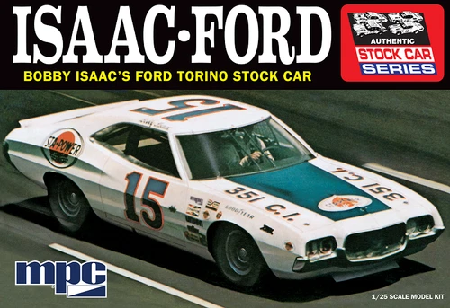 MPC 1:25 Scale Model Bobby Isaac's 1972 Ford Torino Stock Car MPC1038