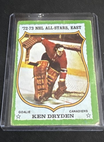 Ken Dryden [All Star] #10 1973 Topps card