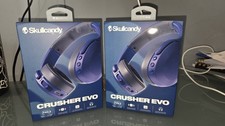 New Sealed - True Black Skullcandy Crusher Evo Bluetooth Headphones