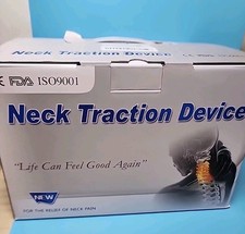 Neck Stretcher   Cervical Neck Traction Device with Manual Air Pump, N