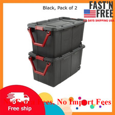 Sterilite Extra Large Storage Bin, 40 Gallon Wheeled Plastic Storage Container