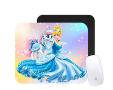 Cinderella Cartoon Mouse Pad  Fairy Tale Princess Desk Mat  Custom Fantasy