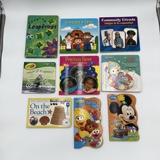Lot Of 9 Children  s Books, Mixed, Hard Back Thick Pages. Ages 2-5.