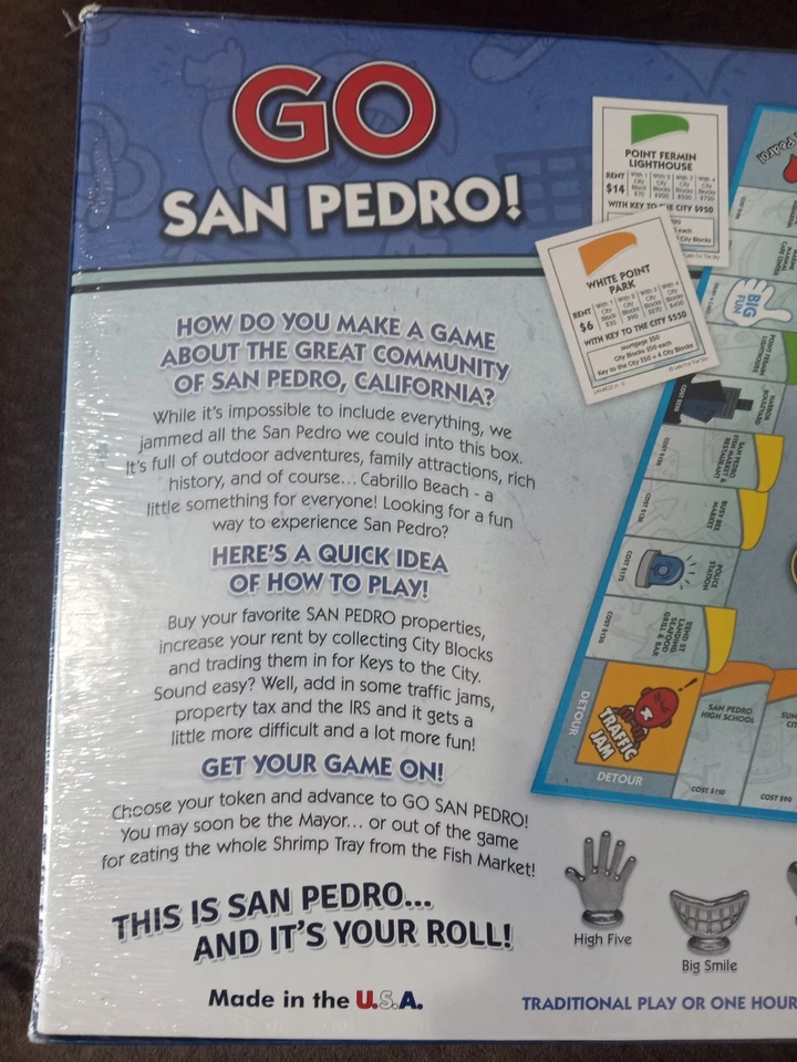 San Pedro California Monopoly Brand New Sealed Rare - Image 4 of 4