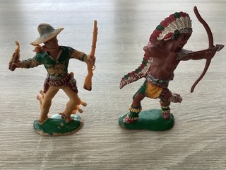 Figuren Konvolut WILDWEST LAFREDO SPAIN 12 cm COWBOY INDIANER